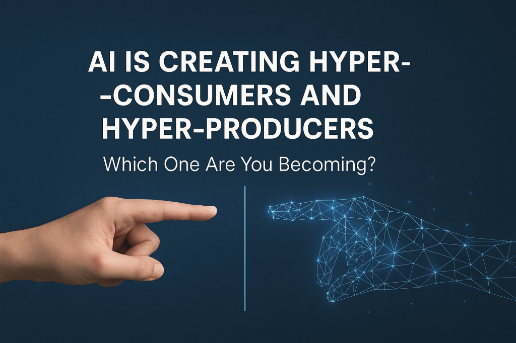 AI Is Creating Hyper-Consumers and Hyper-Producers. Which One Are You&nbsp;Becoming?